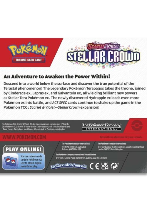 Pokémon TCG: Stellar Crown Booster Box