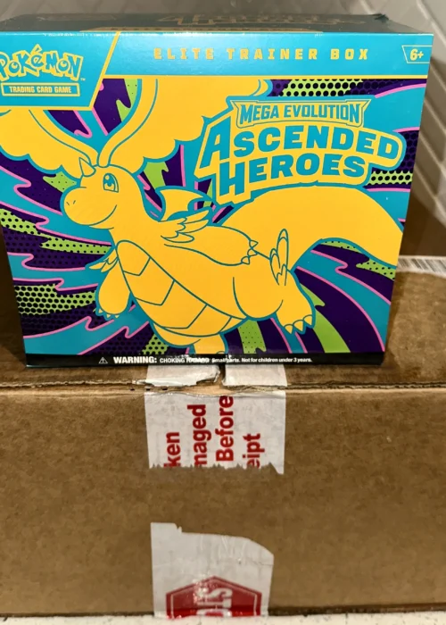 Pokémon TCG: Mega Evolution ~ Ascended Heroes Elite Trainer Box (Scratch n Dent)
