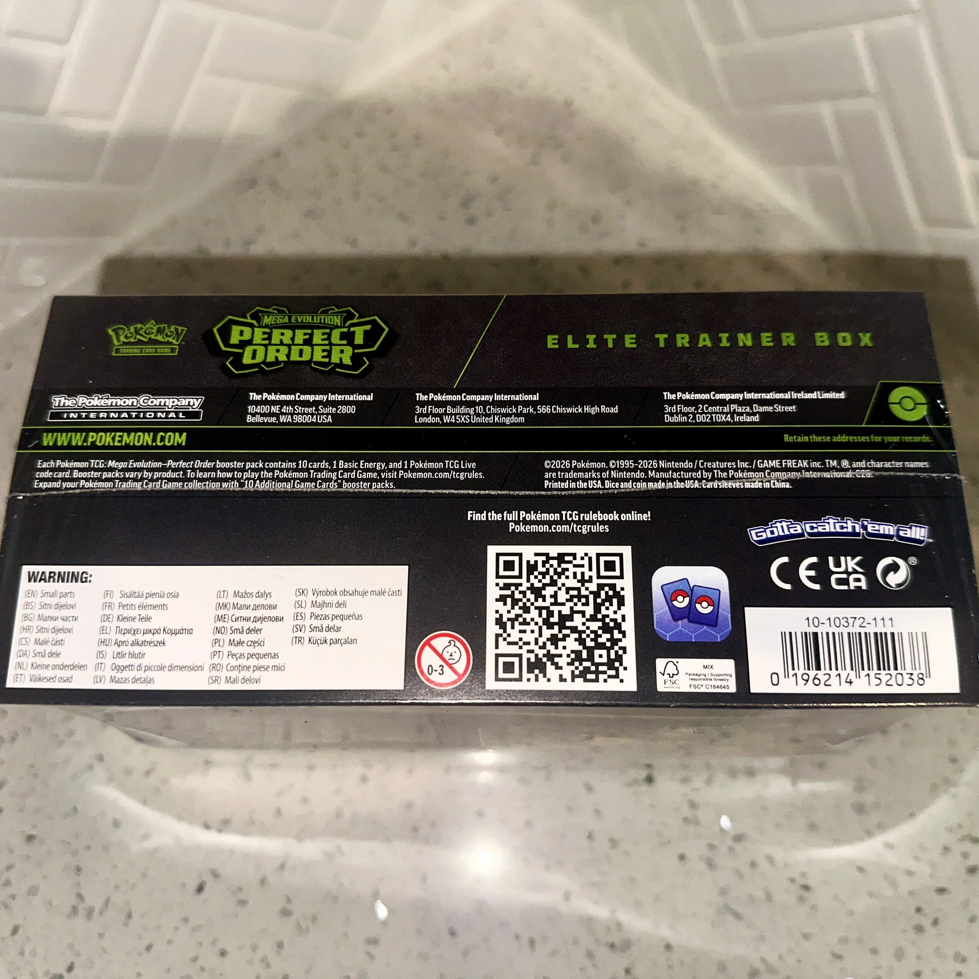 Pokémon TCG: Mega Evolution ME03 Perfect Order Elite Trainer Box (Retail ETB) - Image 3