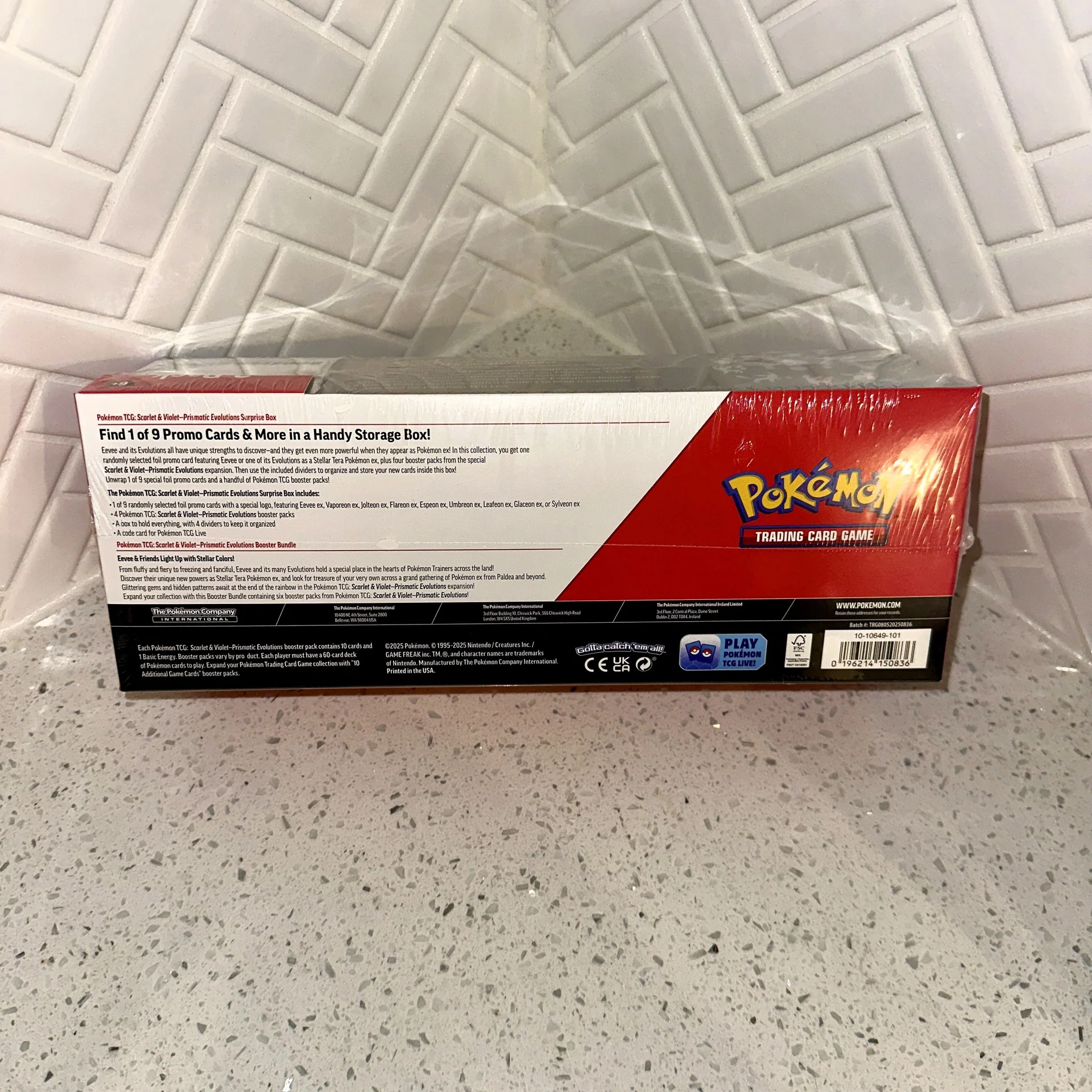 Pokémon TCG: Scarlet & Violet Prismatic Evolutions Surprise Box & Booster Bundle