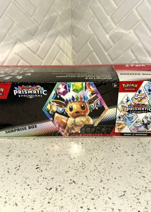 Pokémon TCG: Scarlet & Violet Prismatic Evolutions Surprise Box & Booster Bundle