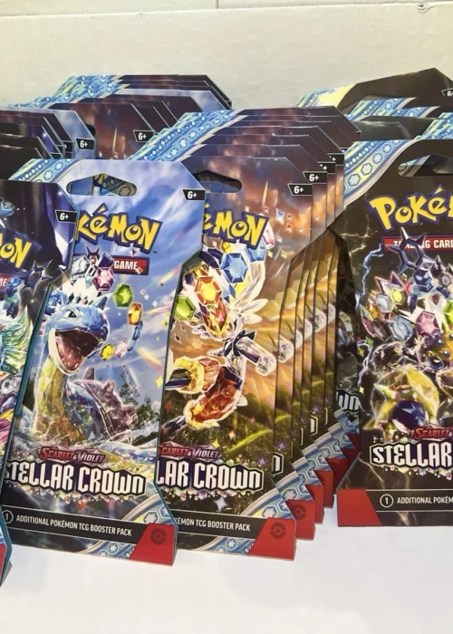 Pokemon Scarlet & Violet Stellar Crown Sleeved Booster Pack 36 Count