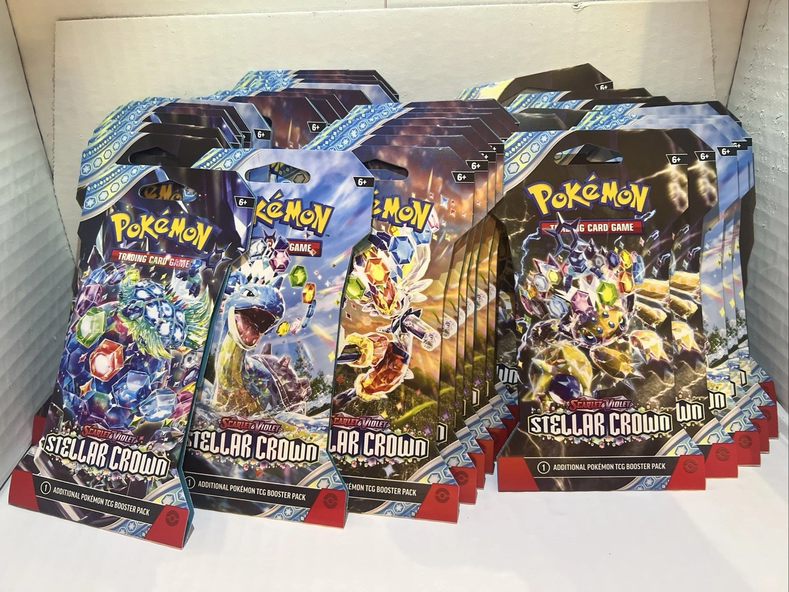 Pokemon Scarlet & Violet Stellar Crown Sleeved Booster Pack 36 Count