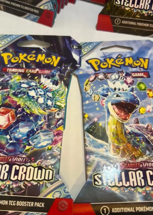 Pokemon Scarlet & Violet Stellar Crown Sleeved Booster Pack 36 Count