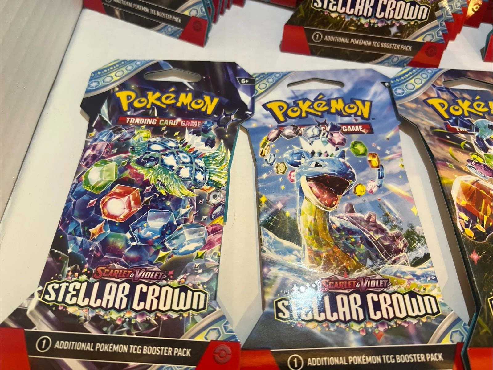 Pokemon Scarlet & Violet Stellar Crown Sleeved Booster Pack 36 Count